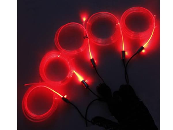 Led pimpkit med App.kontroll styling set med 5st fiberlampor