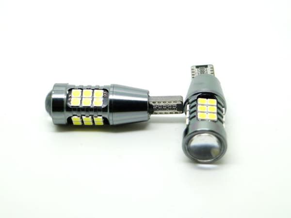 T15 W16W 921 912 906 backljus Led 800 lumen 27x chip 6000K 2st