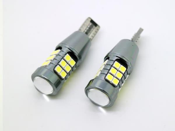 T15 W16W 921 912 906 backljus Led 800 lumen 27x chip 6000K 2st