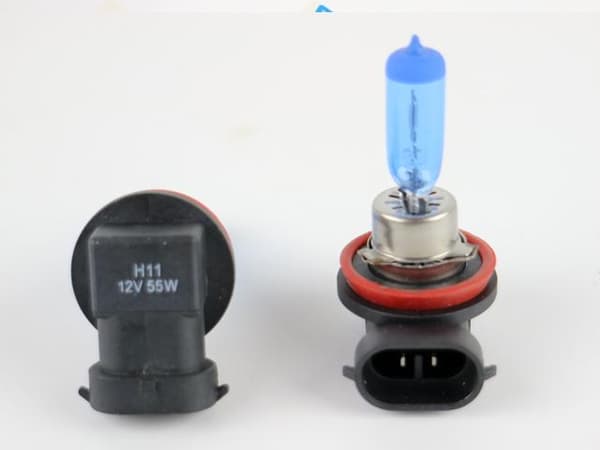 H11 4300k white halogen 55w lampor