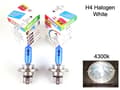 Miniatyrbild 1 av 6: H4 4300k white halogen 55w / 60w  lampor