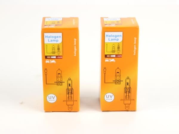 H1 4300k white halogen 55w lampor P14.5s