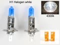 Miniatyrbild 1 av 5: H1 4300k white halogen 55w lampor P14.5s