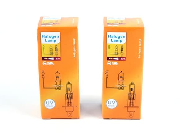 H3 4300k white halogen 55w lampor