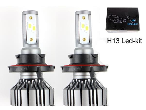 H13 Led halvljus + helljus 7000 lum 35w CSP chip 6000k W50 kit