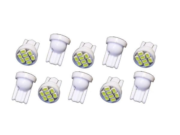 T10 w5w Led 6000k chip 10-pack 140 lumen st