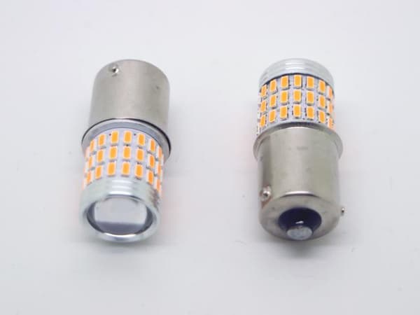 Bau15s gul blinkers led lampor 12v py21w