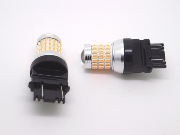 3157 gul blinkers led lampor 12v py27/7w p27/7w amber