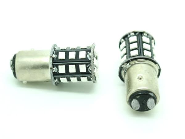 Bay15d röd p21/5w 1157 2-pack bak position / bromsljus