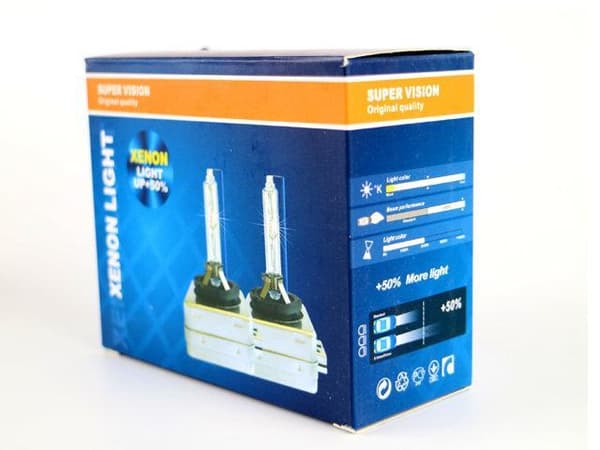 Xenon Lampor +50% D3S 35W 4300k - 6000k xenonlampor Supervision