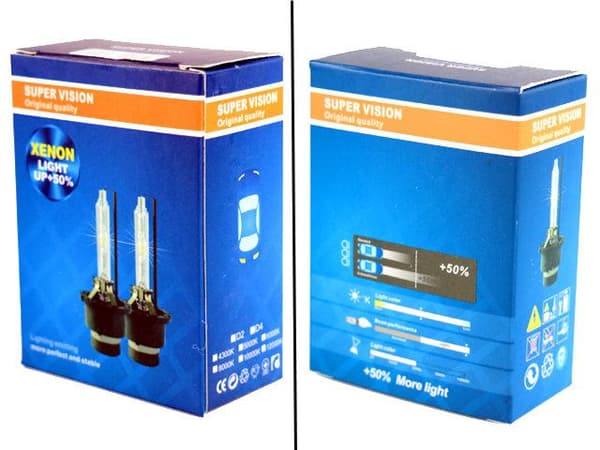 Xenon Lampor +50% D2R 35W 4300k - 6000k xenonlampor Supervision