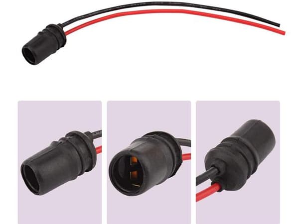T10 w5w led / halogen kontakter / sockel fattning 4-pack mjuka