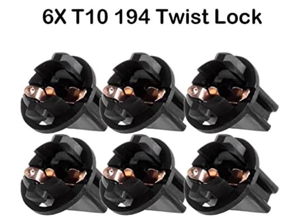T10 w5w pistorasioiden sovitin 6-pack pc168 V70 V50 XC60 XC70 S80
