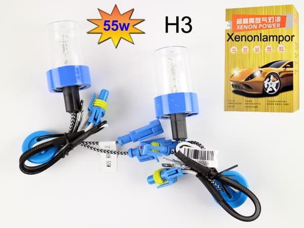 xenon lampor 55w 4300k - 6000k 2-pack HID superpris !!