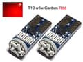 Miniatyrbild 1 av 4: T10 w5w Canbus Röd 2-pack Led lampor med 15st 4014smd chip