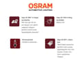 Miniatyrbild 3 av 3: Osram H4 +200% Night breaker halogen premium lampor 12v DC