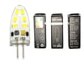 Miniatyrbild 2 av 4: G4 2w dimbar 12v DC + AC Led lampa 4300K vitgul G-4  8-pack