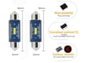 Miniatyrbild 5 av 6: canbus c5w 39mm Led 400 lumen 6000K 2-pack festoon c10w