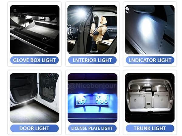 canbus c5w 31mm Led 400 lumen 6000K 2-pack festoon c10w