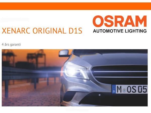 Osram D2S 35W 4300k XENARC Original xenon lampor 2-pack