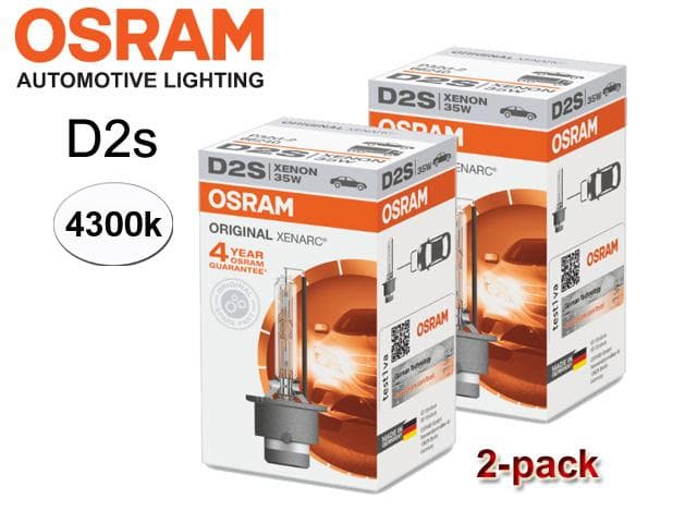Osram D2S 35W 4300k XENARC Original xenon lampor 2-pack