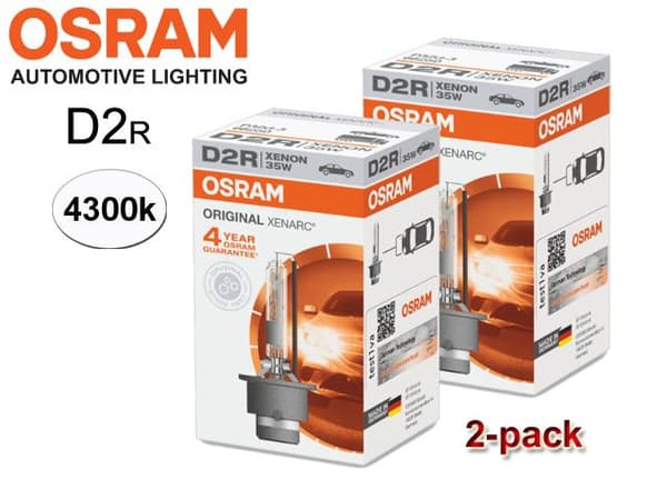 Osram D2R 35W 4300k XENARC Original xenon lampor 2-pack