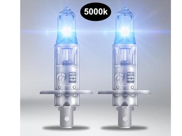 Osram H1 +100% COOL BLUE 5000k halogen lampor 12v DC P14.5s