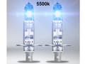 Miniatyrbild 3 av 4: Osram H1 COOL BLUE BOOST 5500k halogen lampor 12v DC P14.5s