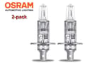 Miniatyrbild 3 av 6: Osram H1 +120% 24volt 70w halogen premium lampor P14.5s 2st