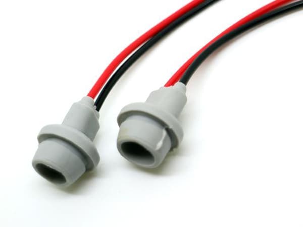 T10 w5w led / halogen kontakter / sockel fattning 4-pack mjuka