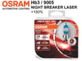 Miniatyrbild 1 av 5: Osram Hb3 +150% NIGHT BREAKER LASER halogen premium lampor 9005