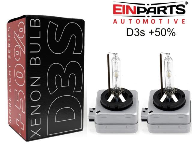 EINPARTS D3S +50% 5000k xenonlampor pk32d-5