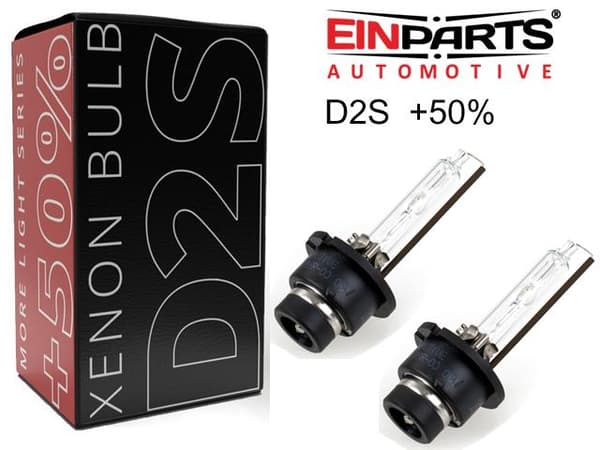 EINPARTS D2S +50% 5000k xenon lampor p32d-2
