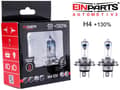 Miniatyrbild 1 av 4: EINPARTS H4 +130% halogen lampor 12v 2-pack