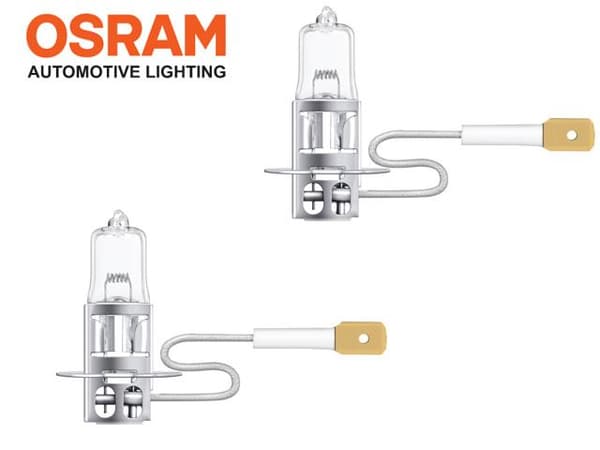 Osram H3 +100% 24volt 70w halogen premium lampor PK22s 2st
