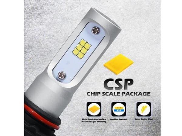 Hb4 9006 Led halvljus helljus 8000 lum 36w CSP chip 6000k S2 kit