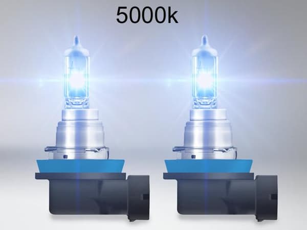 Osram H8 +100% COOL BLUE 5000k halogen lampor 12v DC PGJ19-1
