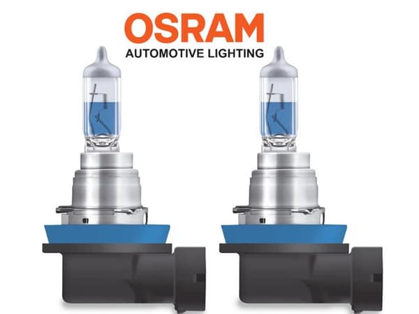 Osram H8 +100% COOL BLUE 5000k halogen lampor 12v DC PGJ19-1