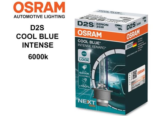 Osram D2S 35W 6000k +150% COOL BLUE INTENCE 1-pack xenon lampa