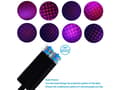 Miniatyrbild 3 av 4: Led stjärnhimmel röd + lila USB  flash + voice + breath