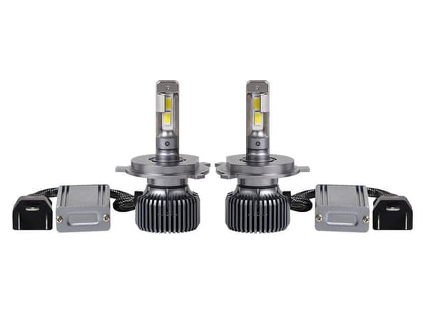 P60 led kit H4 +4300 lumen 53w 6000k halvljus helljus 2-pack