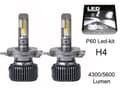 Miniatyrbild 1 av 4: P60 led kit H4 +4300 lumen 53w 6000k halvljus helljus 2-pack