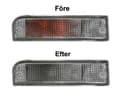 Miniatyrbild 7 av 8: Ba15s gul blinkers Canbus led lampor 12v p21w 1156 diadem 2st