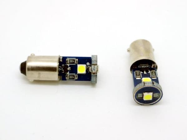 BA9S Canbus Blå Led 2-pack T4W xenonlook 100 lumen