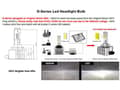 Miniatyrbild 5 av 7: D3s led kit 5300 lumen 2-pack .