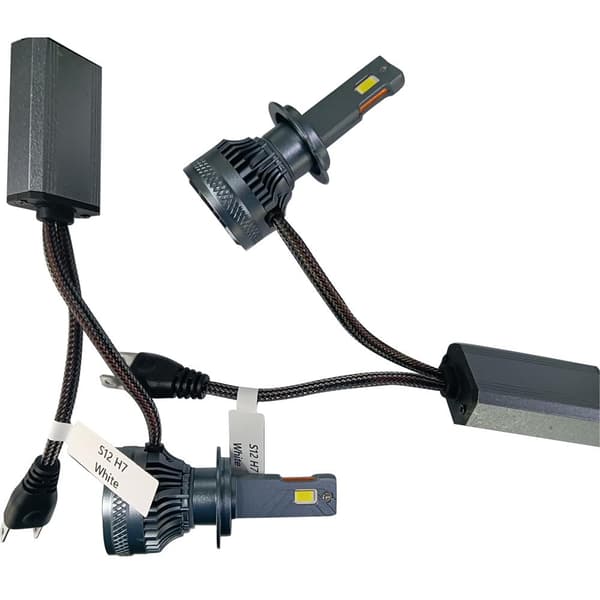 S12 75w H7 led kit 6500 lumen 6000k 2-pack