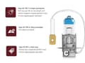 Miniatyrbild 2 av 5: Osram H3 +150% NIGHT BREAKER LASER halogen premium PK22s