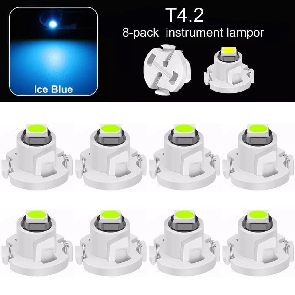 T4.2 T4 Neo Wedge 8-pack instrument belysning