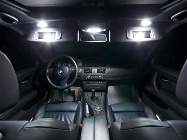 BA9S vit 10-pack rundstrålande t4w led med 1st fluxled chip