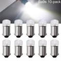 Miniatyrbild 1 av 3: BA9S vit 10-pack rundstrålande t4w led med 1st fluxled chip